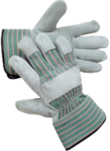 SFC 313 Reinforced palm Heavy Duty Leather gloves  Brand - Savior